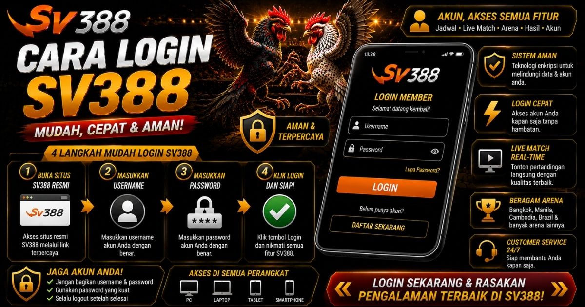 Cara Login SV388