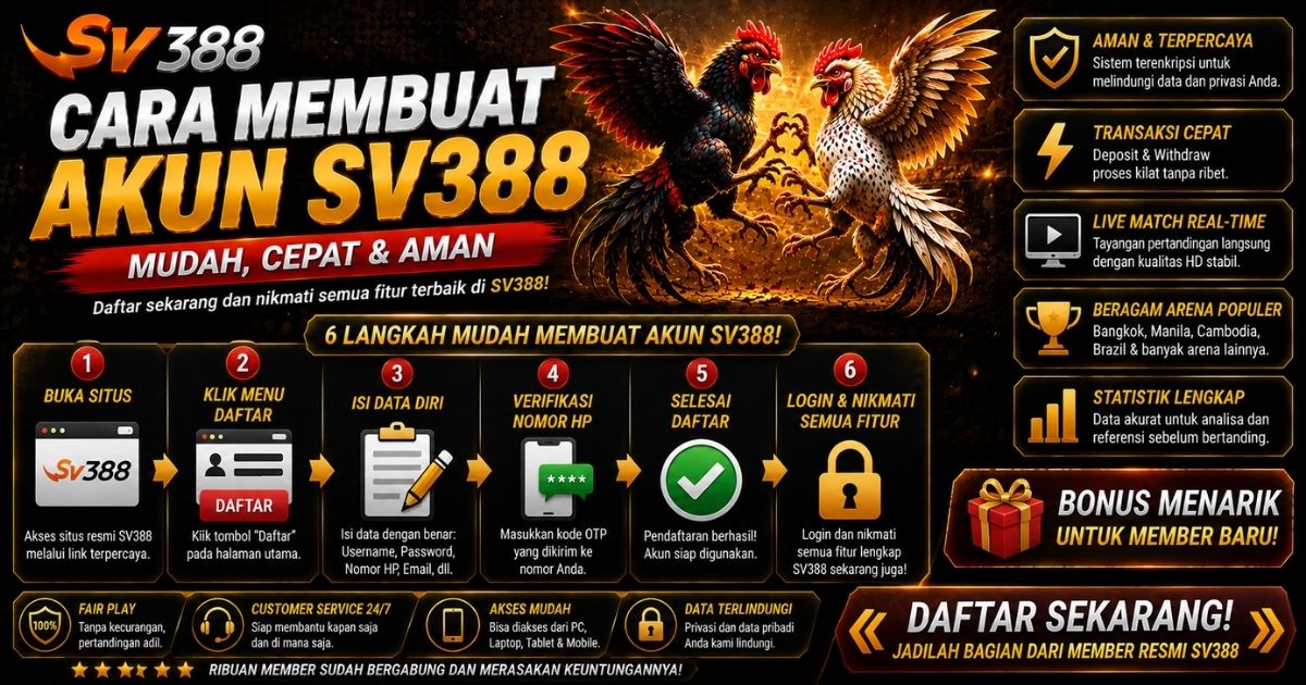 Cara Membuat Akun SV388