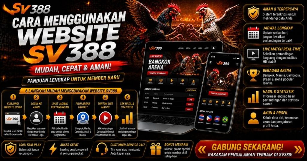 Cara Menggunakan Website SV388