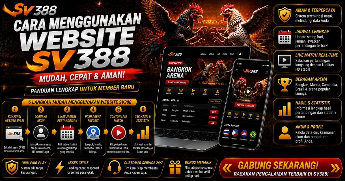 Cara Menggunakan Website SV388