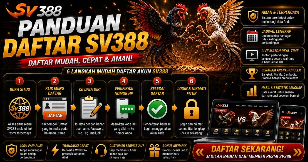 Panduan Daftar SV388